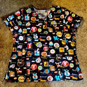 Doggy Scrubstar scrub top